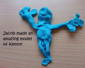 An amazing model of Kenny made by Jacob